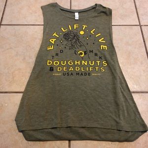 DNDL Olive Green Muscle Tee